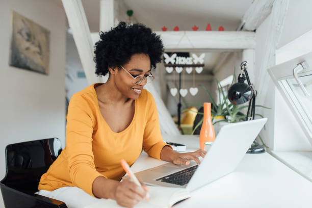 istock African American entrepreneur working online 1311297938