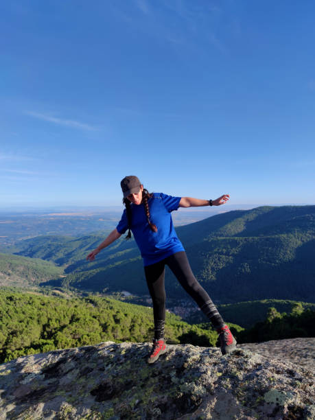 istock Young woman in the mountain 1311298482