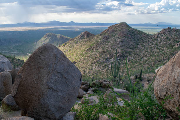 istock Boulder on Mountain Peak in Arizona Desert Wilderness 1311300090