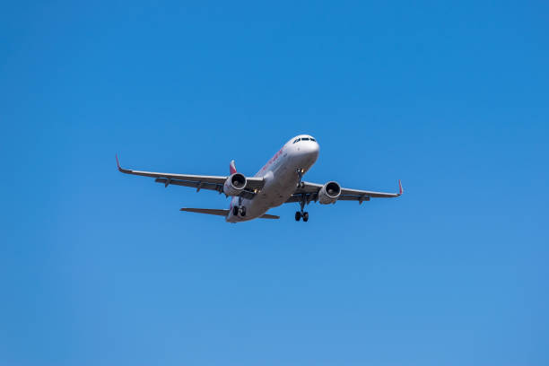Boryspil, Ukraine - March 10, 2021: Air Arabia Airbus A320-214