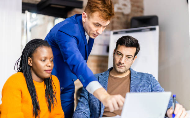 istock Business team working in a start-up office 1311302034