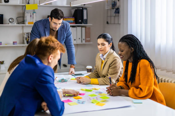 istock Business team working in a start-up office 1311306518
