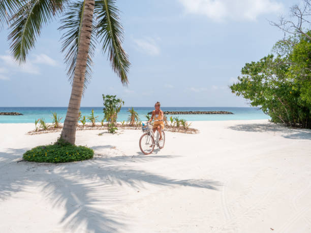istock Cycling on paradise island 1311306748