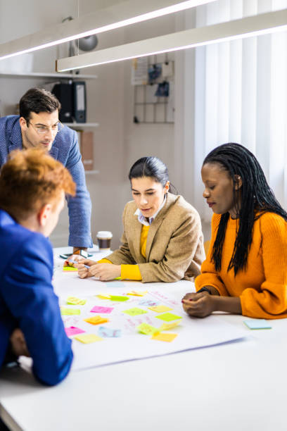 istock Business team working in a start-up office 1311308073