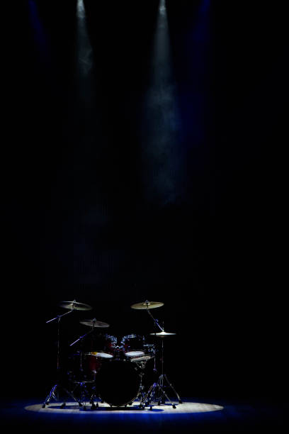 istock drums on stage in the spotlight on the concert 1311313129