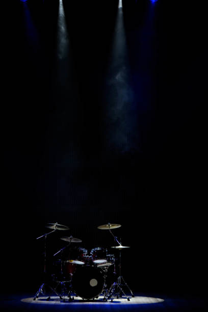 istock drums on stage in the spotlight on the concert 1311313926