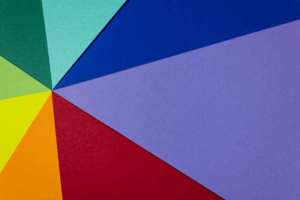 istock Abstract colored paper texture. Geometric shapes and lines. 1311330059