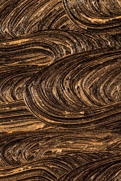 Bronze Lipstick Swirl Background