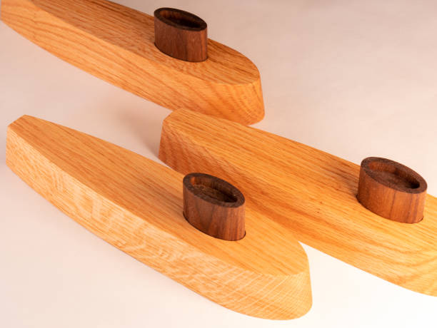 istock Three wooden submarines made from wood. 1311337484