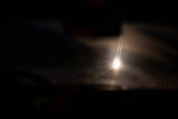istock blurred view from the car interior through a cloudy and dirty windshield, in bad weather conditions and illumination, the front and rear background is fuzzy 1311338361