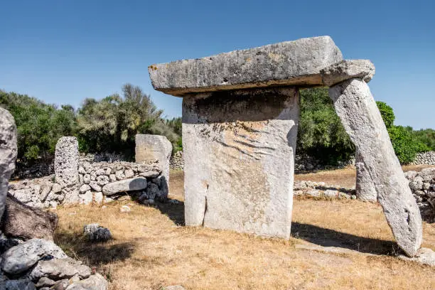 Taula. Prehistoric monument in Menorca.