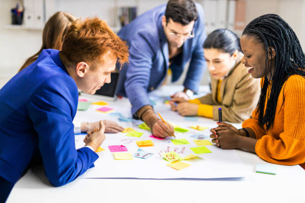 istock Business team working in a start-up office 1311342096