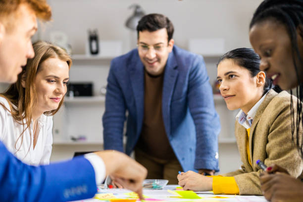istock Business team working in a start-up office 1311342932
