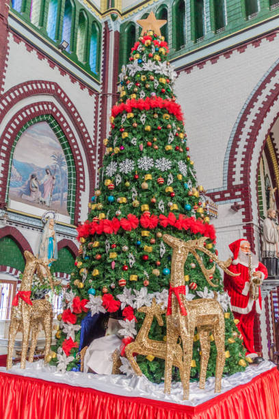 istock Christmas tree in St. Mary's cathedral in Yangon, Myanm 1311345292