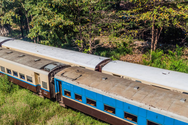 istock Trains near Yangon Central Railway Station, Myanm 1311345326