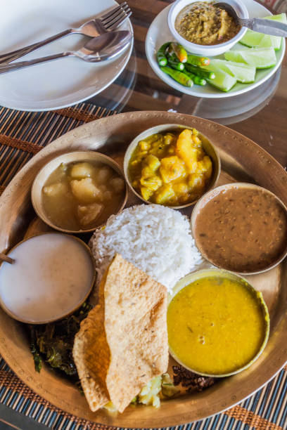 istock Traditional platter from Assam Assamese Thali , Ind 1311345489