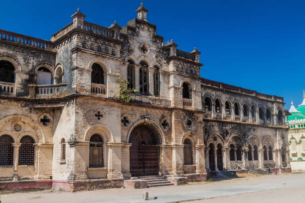 istock Narsinh Vidya Mandir building in Junagadh, Gujarat state, Ind 1311347737