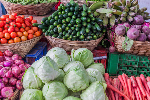 istock Vegetable at a market in Chittorgarh, Rajasthan state, Ind 1311347837