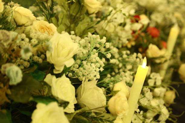istock wedding india with lights and flowers 1311348095