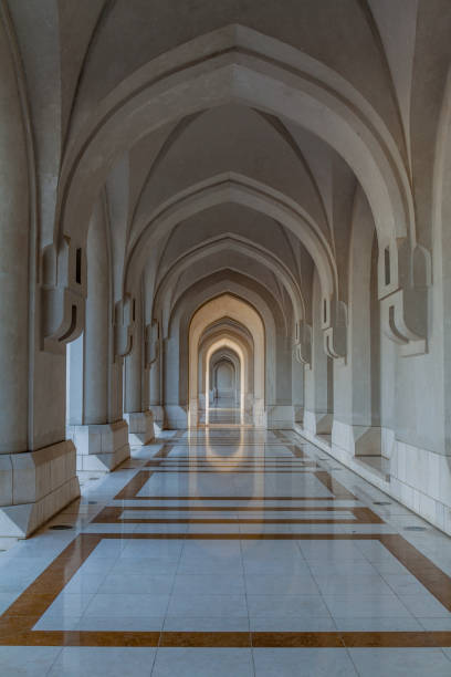 istock Colonnade archway in Old Muscat, Om 1311348256