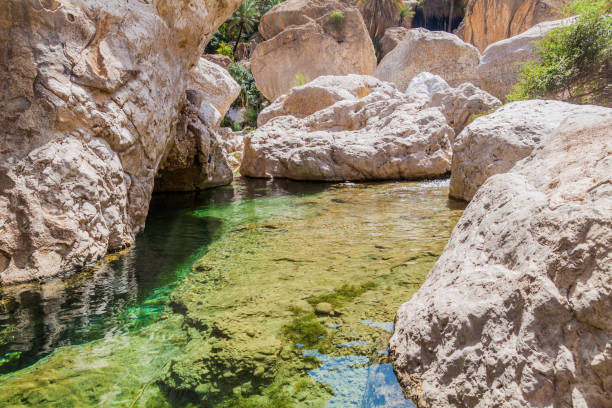 istock Massive boulders in Wadi Tiwi valley, Om 1311349361