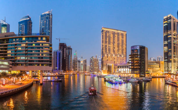 istock High rise buildings in Dubai Marina, U 1311350548