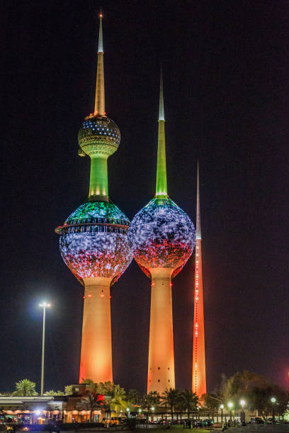 istock Night view of Kuwait Towe 1311350616