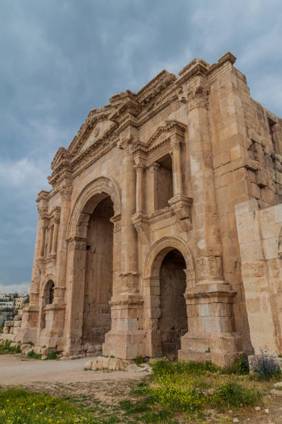 istock Arch of Hadrian in Jerash, Jord 1311351219