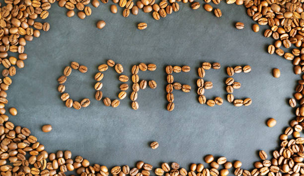 istock Coffee Bean Lettering: Coffee. Coffee preparation concept. 1311352271