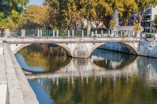 istock Bridge over Lis river in Leiria, Portug 1311352403
