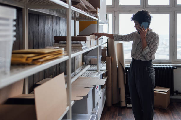 istock Young Female Entrepreneur Talking on the Phone 1311355141