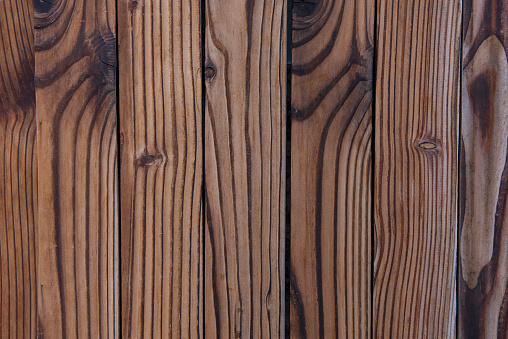 brown wood texture. Background dark old wooden panels.