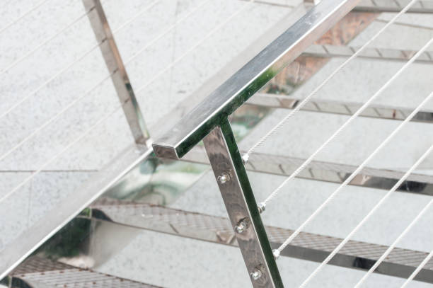 istock metal railings at a modern building 1311357835