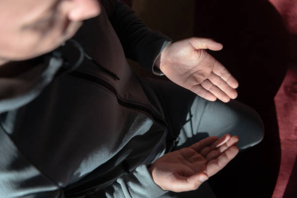 istock muslim prayer inside the mosque in namaz worship Allah 1311362046