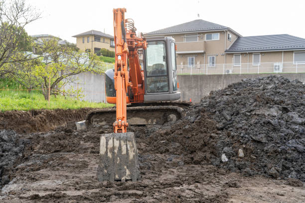 istock Power excavator working in the land 1311374661