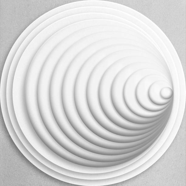 istock Various shapes abstract illustration with white craft paper pattern 1311379139