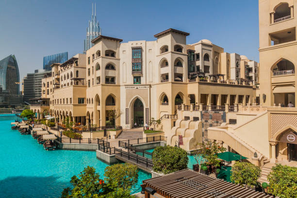 istock DUBAI, UAE - MARCH 12, 2017: View of the Souk Al Bahar shopping mal 1311381431