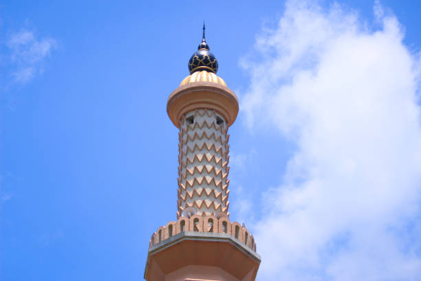 istock mosque minarets and dome building architecture with characteristic artistic buildings. 1311381556
