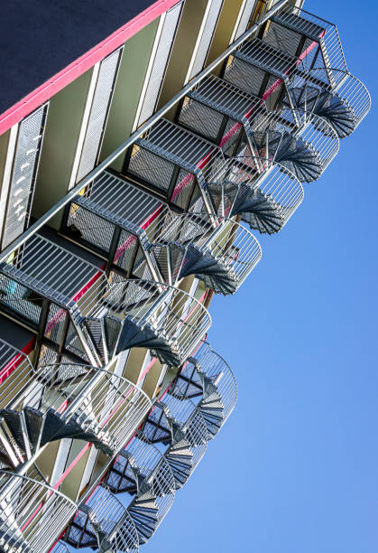 istock spiral staircase at a building 1311390334