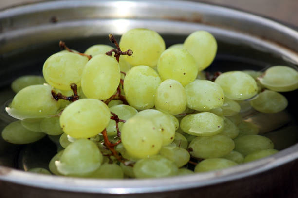 istock green sweet grapes in water 1311401236