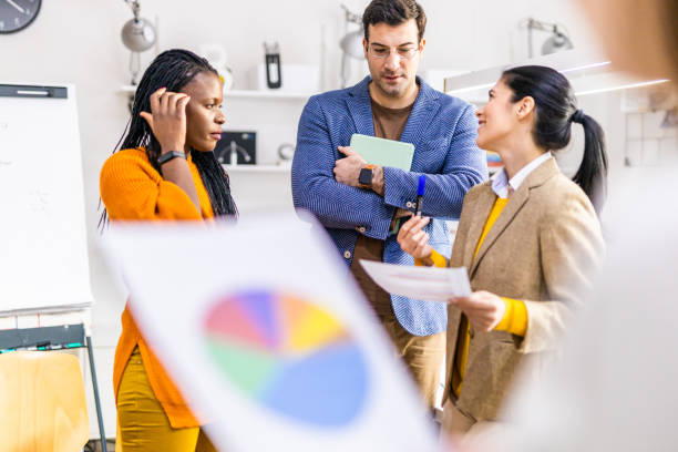 istock Business team working in a start-up office 1311404734