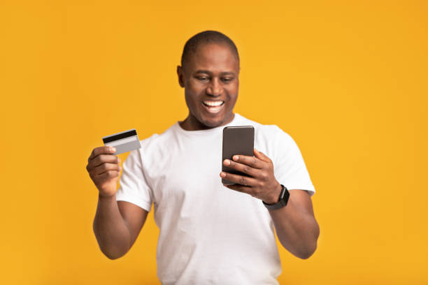 istock Fast online shopping, convenient payment, withdraw money 1311405049