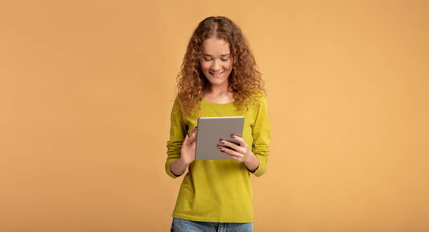 istock Online education, surfing at internet and typing message on device, blogger at work 1311406387