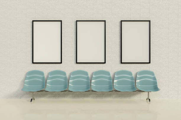 istock mockup of advertising frames in a waiting room 1311412652
