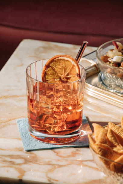 istock Negroni cocktail at home 1311415906
