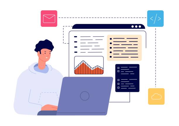 180+ Computer Programme Stock Illustrations, Royalty-Free Vector ...