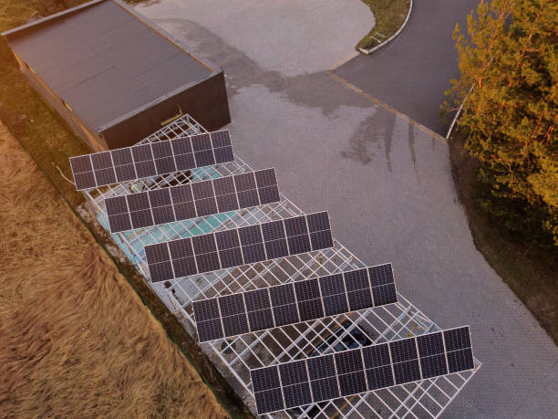 istock solar panel charging station for electric vehicles near the highway 1311422422