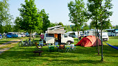 Camping Ttrend camper caravan sholiday in nature