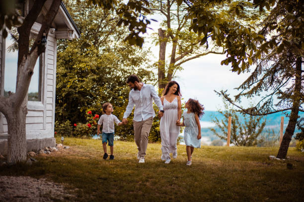 istock Family having fun in backyard. 1311423455
