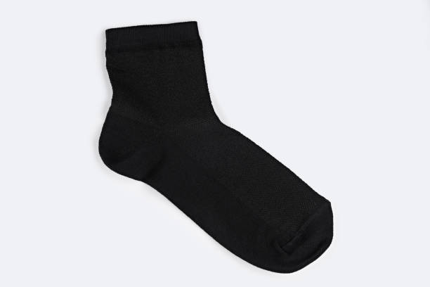 istock Tall socks on an isolated white background. Men's socks. 1311425256